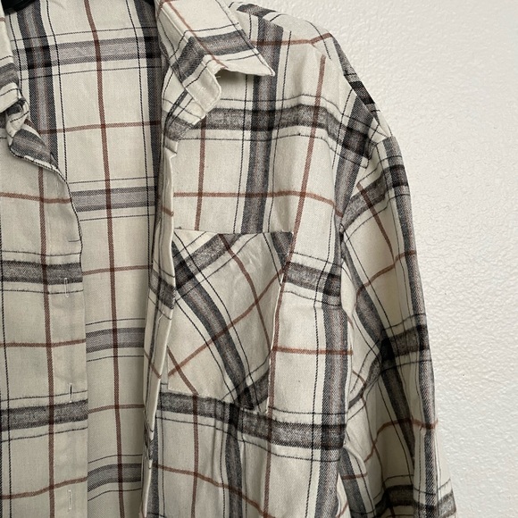 White black and brown flannnel - Picture 4 of 5